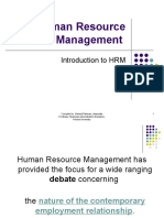 Introduction to HRM: Key Perspectives