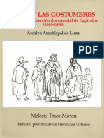 Sección Documental de Capítulos Del Archivo Arzobispal de Lima PDF