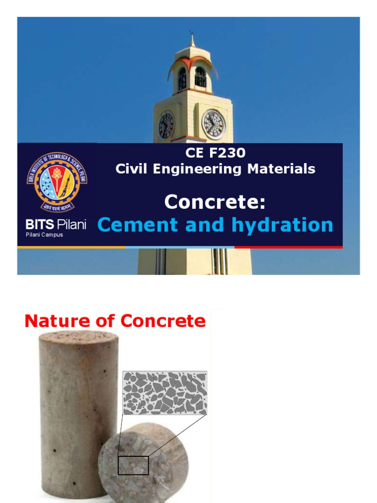 Hydration Processes in Cement | PDF | Cement | Concrete