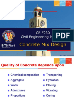 Concrete Mix Design (Lec 17-18)