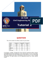 Tutorial 2: CE F230 Civil Engineering Materials