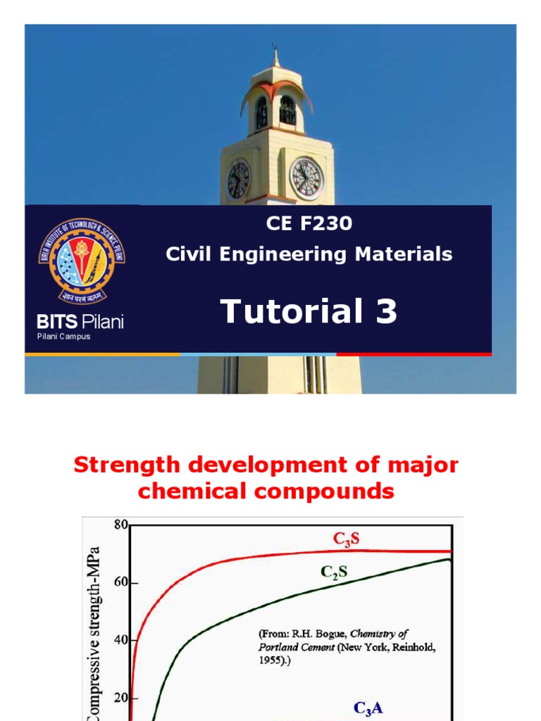 Tutorial 3: CE F230 Civil Engineering Materials | PDF