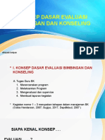 Konsep Dasar Evaluasi Bimbingan Dan Konseling