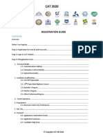 Registration Guide CAT 2020 PDF