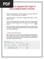 Cisco 9300 IOS Upgrade Guide | PDF | Computers
