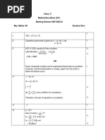 Mathematics-Basic (241) Marking Scheme SQP-2020-21 Max. Marks: 80 Duration:3Hrs