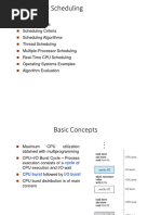 Project CPU Scheduling