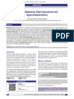 Study of Meibomian Gland Dysfunction and Hypercholesterolemia