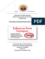 JUC Paper on Dangers of Not Banning Cigarettes