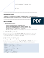 Best Practicetitle: Incorrect Active Encumbrance For Purchase Orders Create Date: August 30, 2013 Last Updated Date: October 28 Created By: Vanha Le