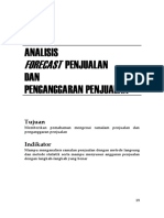 Analisis Penjualan DAN Penganggaran Penjualan: Forecast