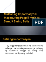 YUNIT-2 ppt3 Mulaan NG Impormasyon