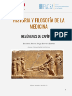 Historia y Filosofía de La Medicina - Capítulos 13, 14 y 15 - Resumen de Libro de Manuel Barquín