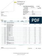 Apex Mining Co., Inc.: Purchase Requisition