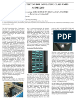 Certification & Testing For Insulating Glass Units ASTM E 2190