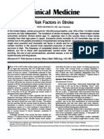 Risk Factors Stroke: Clinical Medicine