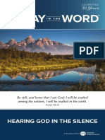 Hearing God in The Silence: Yeaɾs
