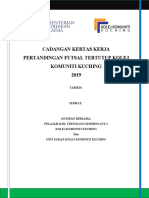 Cadangan Kertas Kerja Pertandingan Futsal Tertutup Kolej Komuniti Kuching 2019