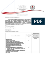 Ldm2 Module 3A - 2 Output Learning Task For Distance Learning