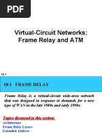 Virtual-Circuit Networks: Frame Relay and ATM