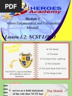 Values Enhancement and Citizenship Mindset: Lesson 1.2: NCST LOGO