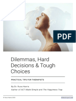 How To Deal With Dilemmas Hard Decisions and Tough Choices - Russ Harris