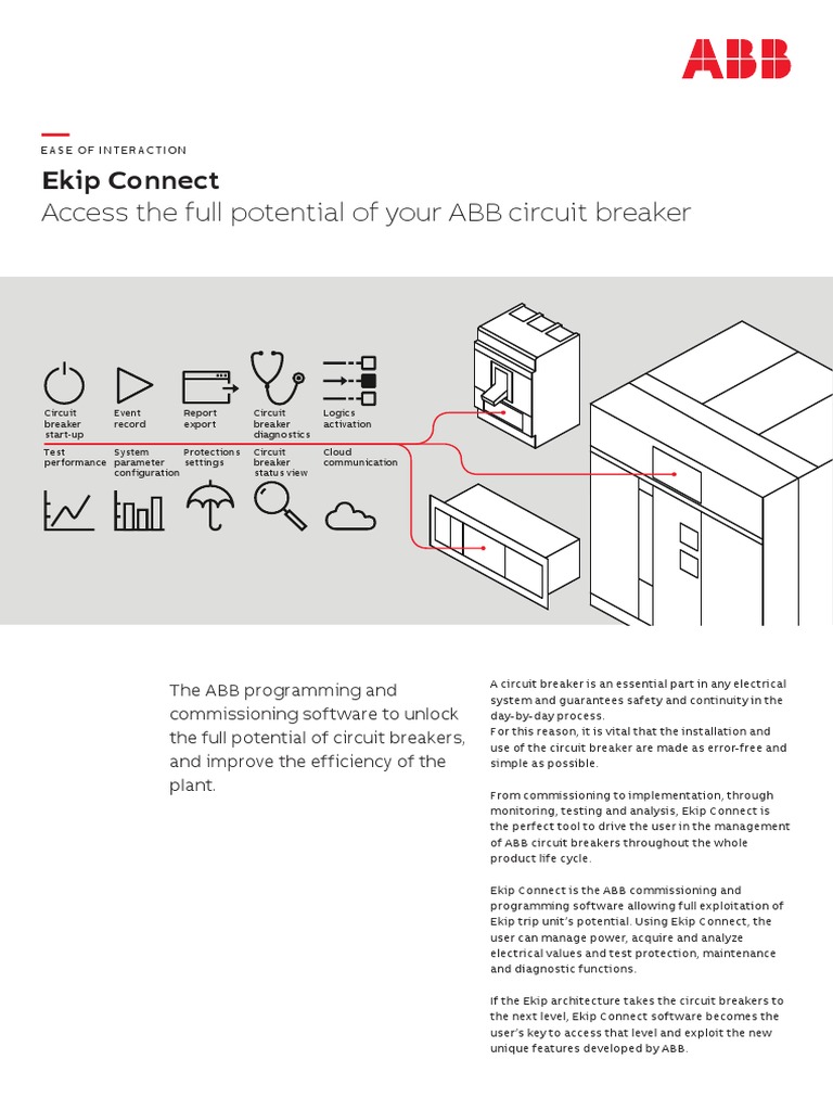 1SDC210102D0201 Ekip Connect PDF Software Cloud Computing