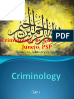 Criminology by Asmatullah Junejo, PSP: Saturday, February 24, 2018