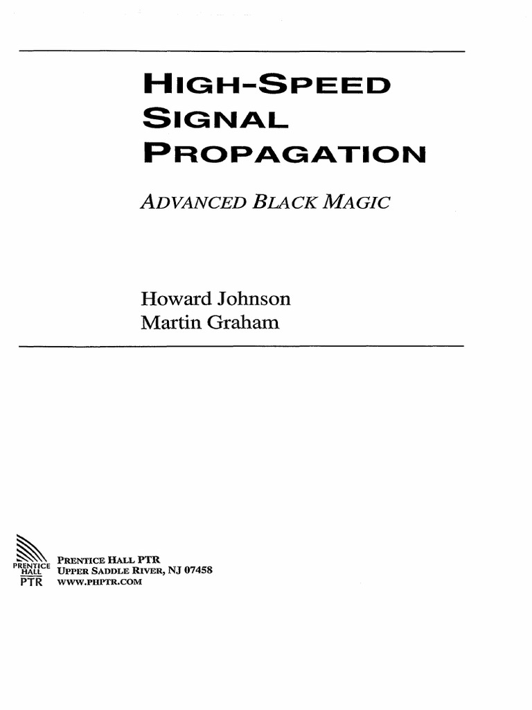 High-Speed Signal Propagation Guide | PDF | Optical Fiber