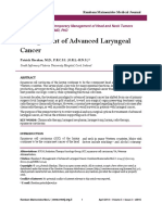 Management of Advanced Laryngeal Cancer: Open Access