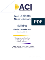 ACI Diploma New Version Syllabus (10p, ACI, 2019)