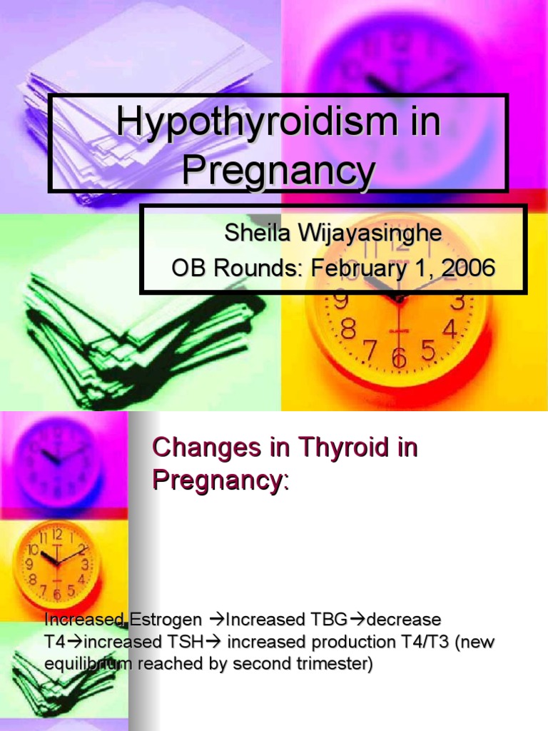 Thyroid Disease In Pregnancy Pdf Hypothyroidism Thyroid Disease