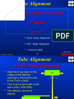 Alignment of The X-Ray Tube 37 Sheets