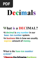 Decimals 2