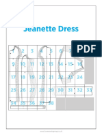Jeanette Dress Template
