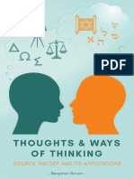Thoughts & Ways of Thinking: Source Theory and Its Applications