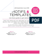 Motifs Templates: Print Out & Keep