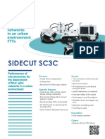 Sidecut Sc3C: Building of Fiber Optic Networks in An Urban Environment FTTX