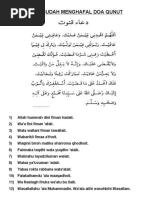 Cara Mudah Menghafal Doa Qunut Pdf