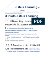 Movie 3 Idiots Motivation