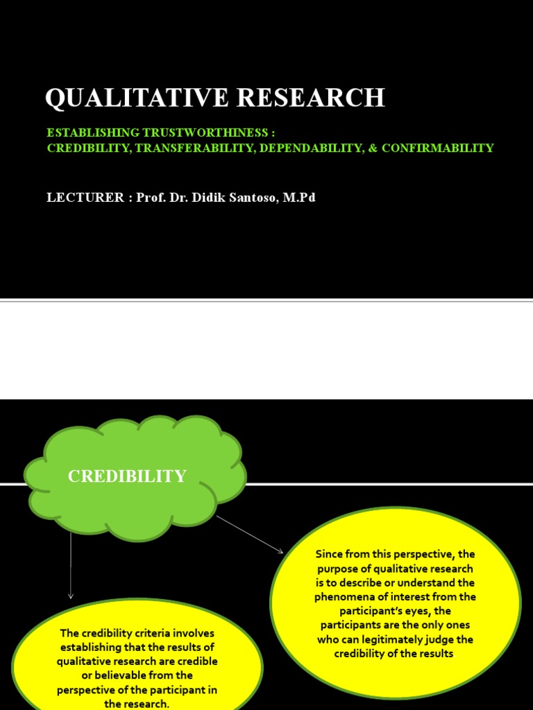 Qualitative Research LECTURER Prof. Dr. Didik Santoso, M.PD PDF