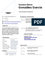 CV Susana Gonzalez