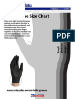 Nitrile Glove Size Chart PDF