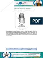 Learning Activity 2 / Actividad de Aprendizaje 2 Evidence: Memorable Moments / Evidencia: Momentos Memorables