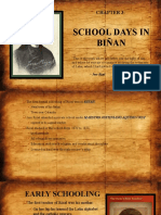Chapter III School Days in Binan
