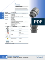 Industrial Applications Standard Glands with Thread Polyamide