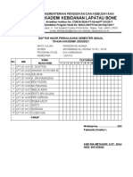 Absen Semester 1 T.A. 2020-2021