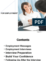 Chapter 19. Applying and Interviewing For Employment