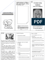 Tríptico Señor de Los Milagros 5° y 6° Grado PDF