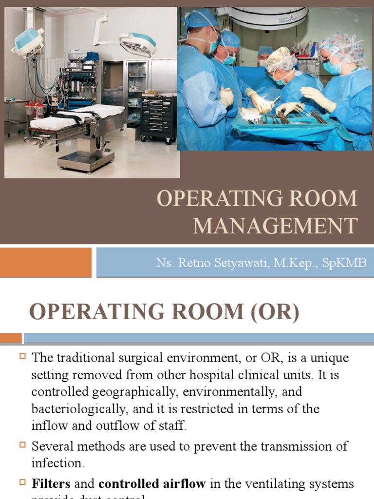 Operating Room Management Essentials | PDF | Sterilization ...